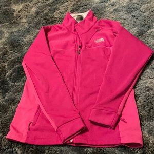 Pink north face